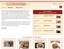 Tablet Screenshot of anitasrecipes.com